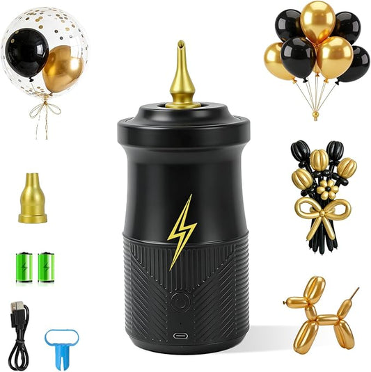 Ball Pump Balloon Pumps Electric, Balloon Pump Portable Long Animal Balloon Pump, Electric Blower Machine Inflator Basketball Pump 260 Balloon Pump for Party/Wedding/Birthday Decorations