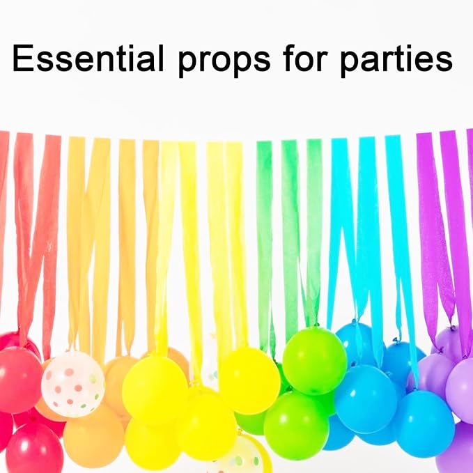 Crepe Paper Streamers 4 Rolls 328ft, Light Green and Deep Green Pack of Party Streamers for Birthday Decorations, Party Decorations, Wedding Decorations