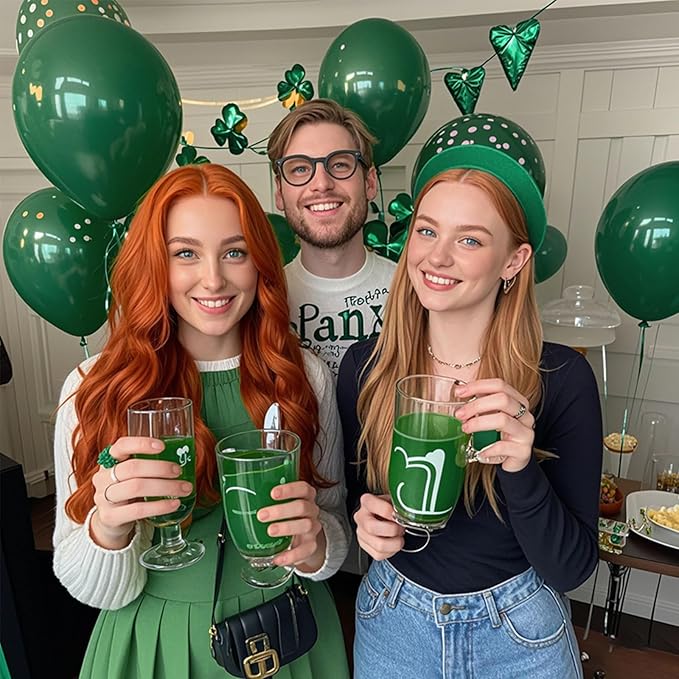 Green Balloons Green Birthday Decorations 30 Pack 18 inch Round Party Balloons for Dark Green Themed Wedding Graduation Anniversary Christmas Birthday Party St Patricks Day Backdrop Decorations