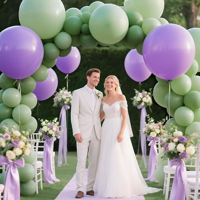Sage Green Balloon Arch Kit 111Pcs 18 12 5 Inch Latex Party Balloons Garland for Birthday Baby Shower Wedding Engagement Anniversary Christmas Party Decorations