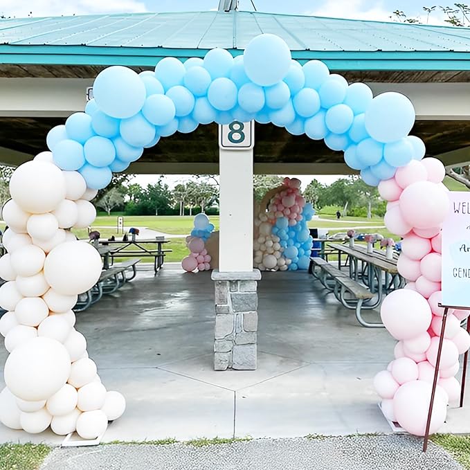 Voircoloria Light Blue Balloons, 66pack 12inch Baby Blue Latex Party Balloons for Boys Girls Birthday Party, Baby Shower, Wedding, Gender Reveal, Baby Shower, Anniversary Party Decorations