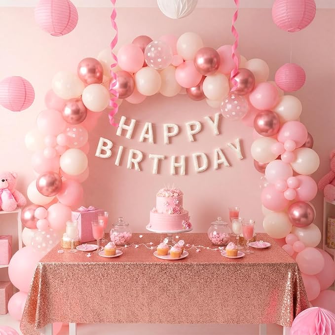 Suncalla Pre-strung Happy Birthday Banner Sign Reusable Felt Happy Birthday Garland Hanging Decorations Party Bunting Garland for Party Decor Photo Pro Home Backdrop (Bohemian)