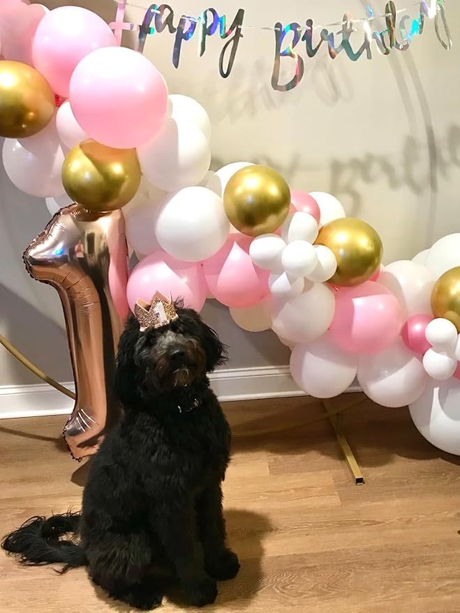 Number Balloons 1, 40 Inch One Balloons for 1st Birthday Girl Boy 1 11 21 Party Decorations Baby Shower Photo Shoot, Rose Gold 1 Balloon