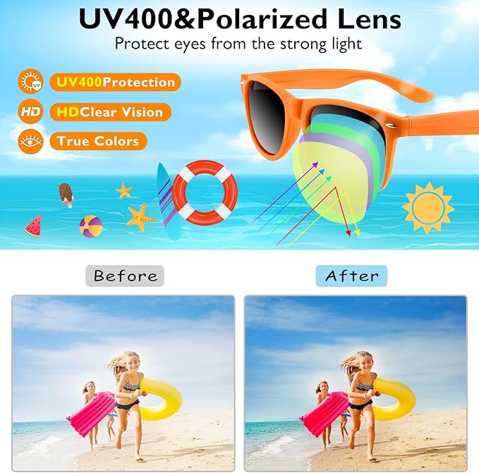 20 Pack Neon Sunglasses Party Favors for Birthday Party Summer Beach Pool Party Supplies