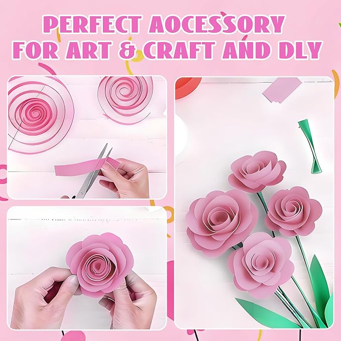 Pastel Colourful Crepe Paper Streamers 6 Rolls 32ft Donut Party Supplies Easter Birthday Baby Shower Sweet Shop Decorations