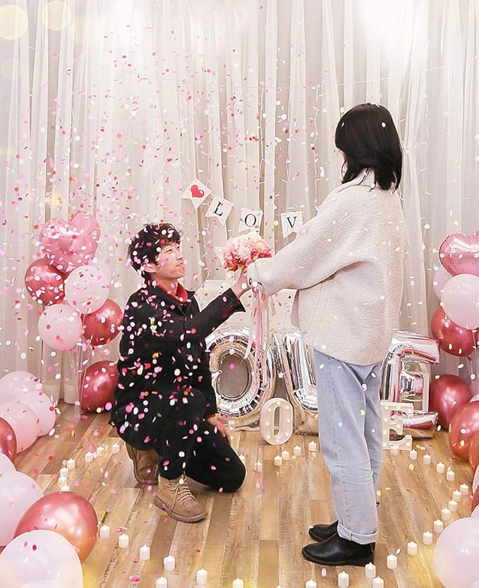 White Confetti Paper 15mm Biodegradable Paper Confetti Circles for Table Wedding Birthday Party Decoration 5000 pcs