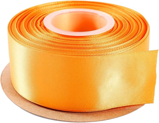 ITIsparkle 11/2" Inch Double Faced Satin Ribbon 25 Yards-Roll Set for Gift Wrapping Party Favor Hair Braids Hair Bow Baby Shower Decoration Floral Arrangement Craft Supplies, Gold Ribbon