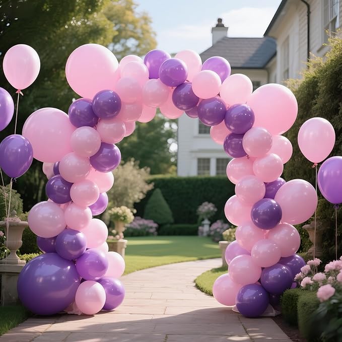 Light Pink Balloon Arch Kit 111Pcs 18 12 5 Inch Latex Party Balloons Garland for Birthday Baby Shower Wedding Engagement Anniversary Christmas Party Decorations