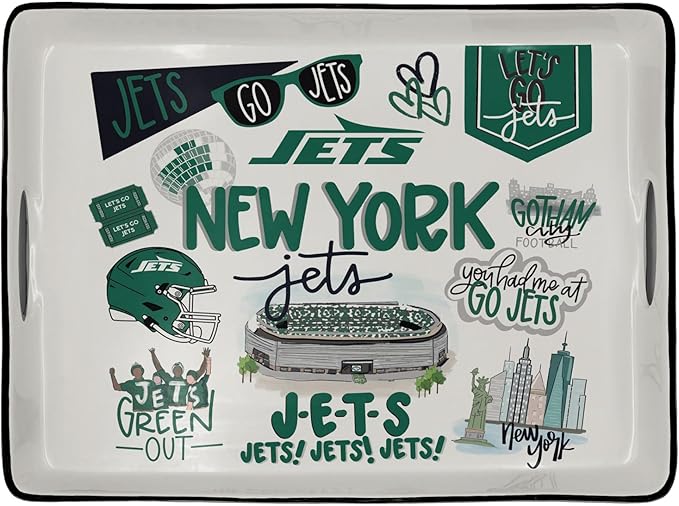 NFL Loco Fan Large Serving Tray w/Handles