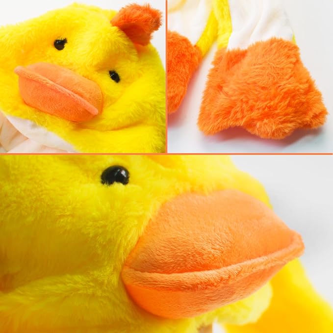 Animal Hat with Funny Plush Moving Ears,Crazy Hats for Kids Holiday Cosplay Easter Dress Up Cute Hat Kids Gift