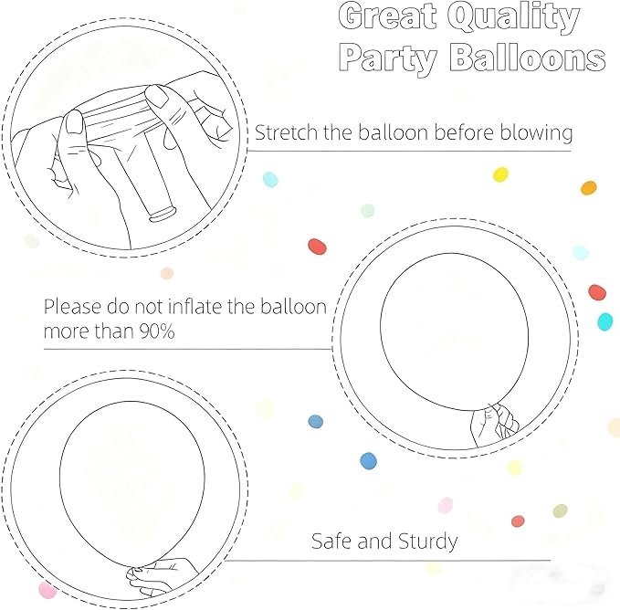 160Pcs Pastel Pink 12 Inch Pink Latex Party Balloons for Wedding Bridal Shower Gender Reveal Birthday Party Decoration
