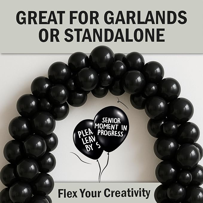 Funny Abusive Balloons | Fun Decoration for Adult Birthday Party (8 Pack Rated E)