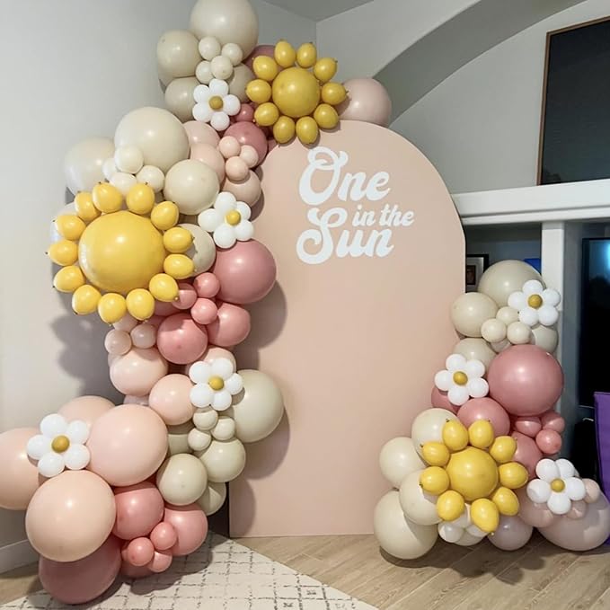 Awenztech 110pcs Dusty Pink Balloons, 18 12 10 5 inch Dusty Rose Balloons Different Sizes Pink Balloon Arch Kit for Wedding Bridal Gender Reveal Boho Baby Shower Birthday Party Decorations