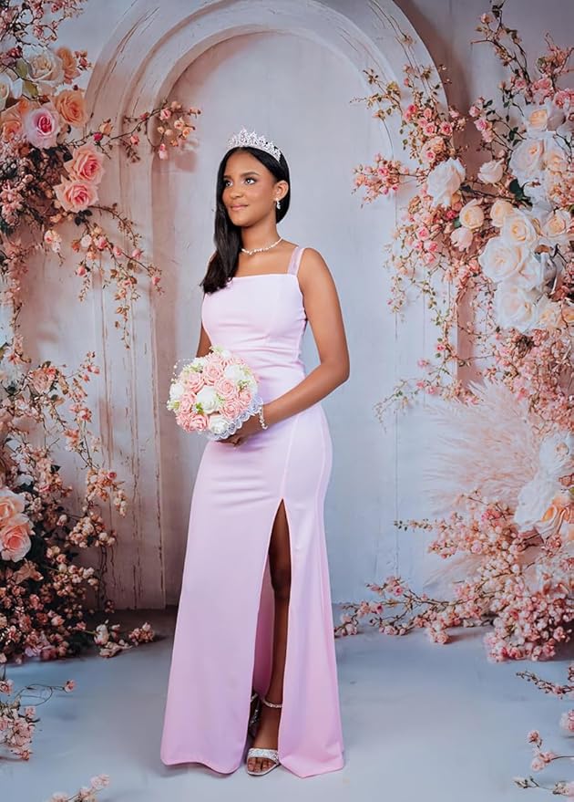 Kate 10x10ft Spring Pink Flowers Backdrops for Photography White Wall Background Children Birthday Party Decoration Backdrop