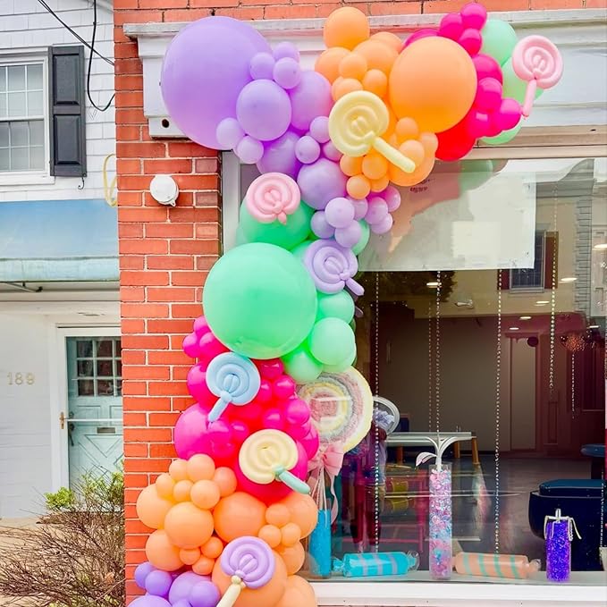 Colorful Rainbow Balloons Assorted Pink Blue Yellow Green Balloons 60PCS 12INCH Hot Pink Pastel Purple Light Blue Latex Helium Balloon for Arch Birthday Party Decorations Baby Shower