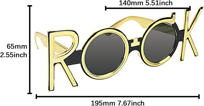 musykrafties Photo Booth Props Sunglasses Set