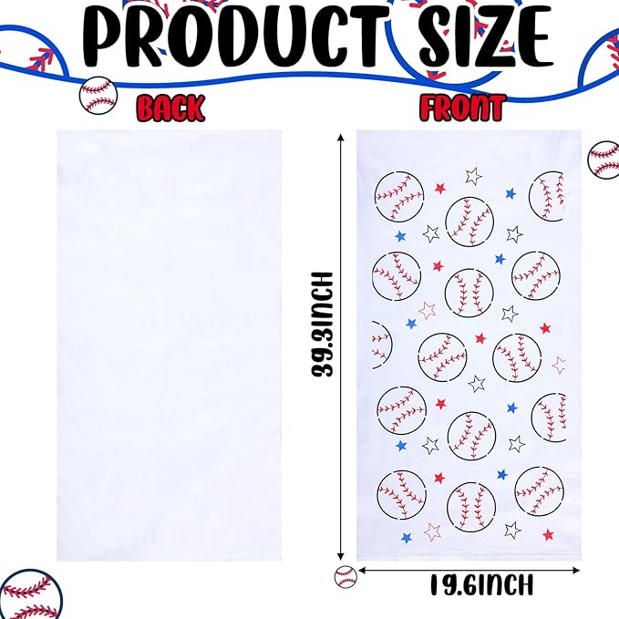 16 Pcs Potato Sack Race Bags Large Baseball Race Bags for Family Outdoor Sport Game Decorations for Adults and Kids Bean Sack Games Set Outside Yard Birthday Party Supplies 40 x 20 Inches