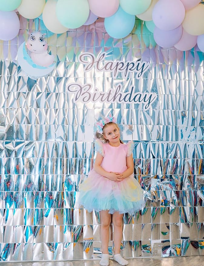 Pastel Balloons, 12 Inch 60 Pcs Pastel Rainbow Balloons Assorted Colors for Unicorn Party, Rainbow Party, Baby Shower,Spring Birthday, Wedding Decorations