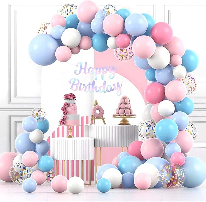 Glitter Happy Birthday Banner Sign, Rainbow Gradient Party Supplies Photo Prop Decorations for Women, Girls, Reusable Birthday Backdrop Banners, Glittering Decor for Unicorn Themed Party (Iridescent)