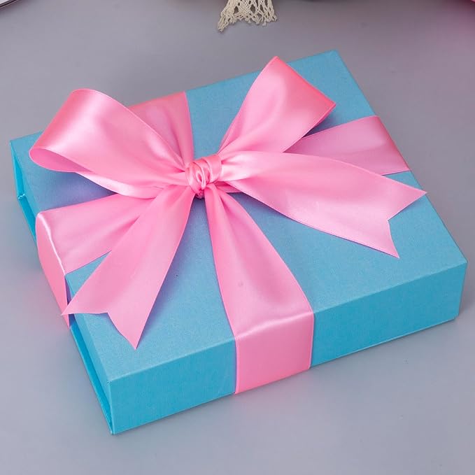YASEO 1 1/2 Inch Flamingo Pink Solid Satin Ribbon, 50 Yards Craft Fabric Ribbon for Gift Wrapping Floral Bouquets Wedding Party Decoration