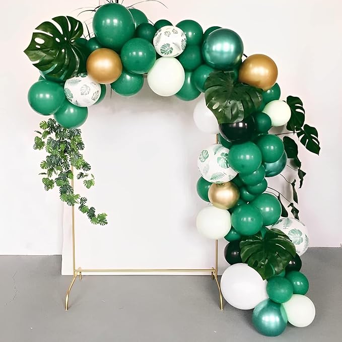 Voircoloria Dark Green Balloons, 66pack 12inch Green Latex Party Balloons for Birthday, Graduation, St. Patrick's Day, Christmas, Baby Shower, Dinosaur Party, Anniversary Party Decorations
