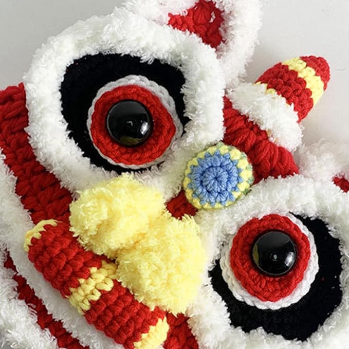 New Year Hat Chinese Style Headdress with Pom Spring Holiday Costume Supplies for Chinese New Year Favors Gifts, kid red