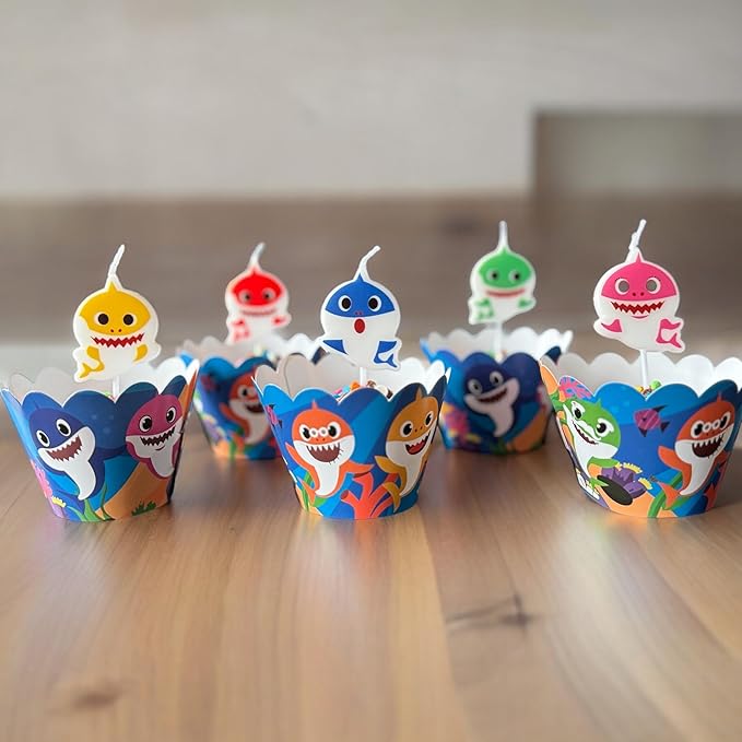 Birthday Cake Candles (Shark)