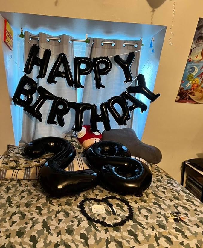 40 inch Number Balloon 0-9 Black Large Number 9 Balloons,Digital Balloons for Birthday Party Celebration Decorations Supplies, Helium Foil Number Balloons for Wedding Anniversary