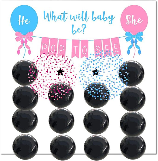 Rool Gender Reveal Games Ideas Gender Reveal Balloon Dart Games for Party Supplies Pack Powder