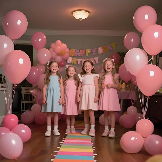 110pcs Dusty Pink Balloon 12 Inch, Brush Pink Latex Balloons for Birthday Party Baby Shower Wedding(with 2 Ribbons).