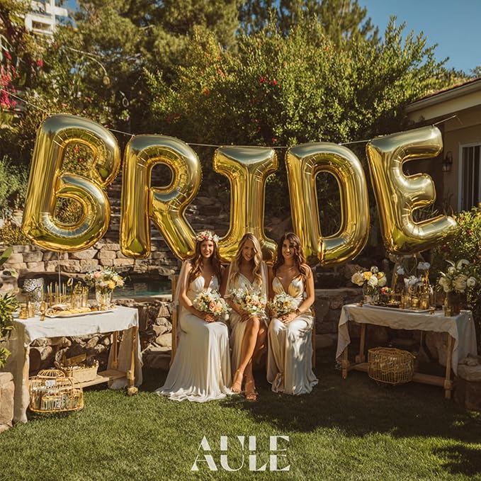 AULE 40 Inch Big Letter Balloon Gold Q Large Foil Helium Alphabet Balloons A-Z for Birthday Anniversary Graduation New Year Party Decoration Supplies