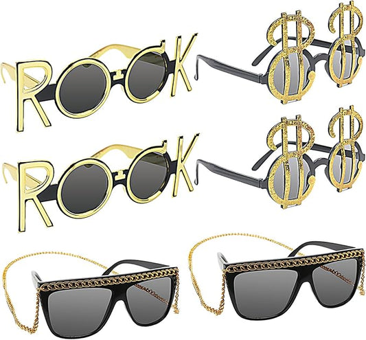 musykrafties Photo Booth Props Sunglasses Set