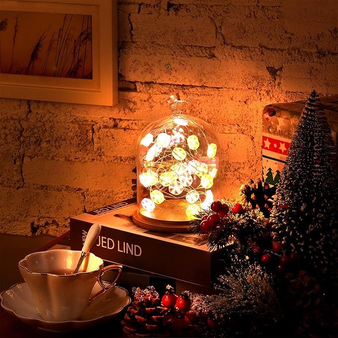 Mudder Candy String Lights Decorarion 10ft with 30 LED 8 Modes Battery Powered Gifts Fairy Lights for Party Classroom Festival Wedding Birthday Bedroom Home Outdoor Indoor(Colorful)