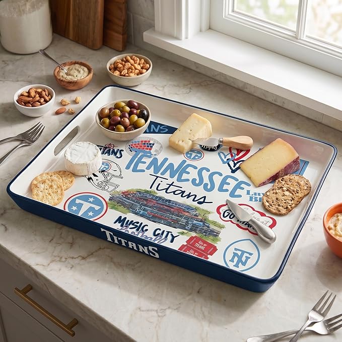 NFL Loco Fan Large Serving Tray w/Handles