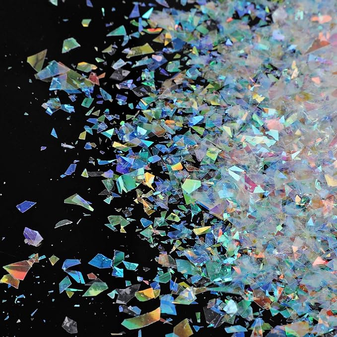 HOWAF Sparkle Metallic Confetti, Mylar Rainbow Foil Confetti Bag Perfect for New Years, Surprise Parties, Birthdays, Photo Shoots, Engagements & Weddings (80 g)