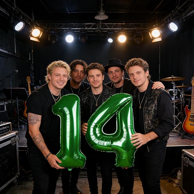40 Inch Dark Green Number Balloon, Large Happy 20th Birthday Decorations for Women, Foil Balloon Number for Wedding Marriage Proposa Big Events Family Reunions Party Supplies