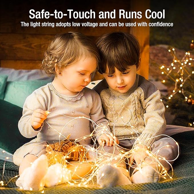 30 Pack Fairy Lights Battery Operated - 7ft 20 Led Twinkle Lights 3 Modes, Bulk Mini String Lights Waterproof for Mason Jars Vases DIY Party Wedding Decoration Christmas -Warm White