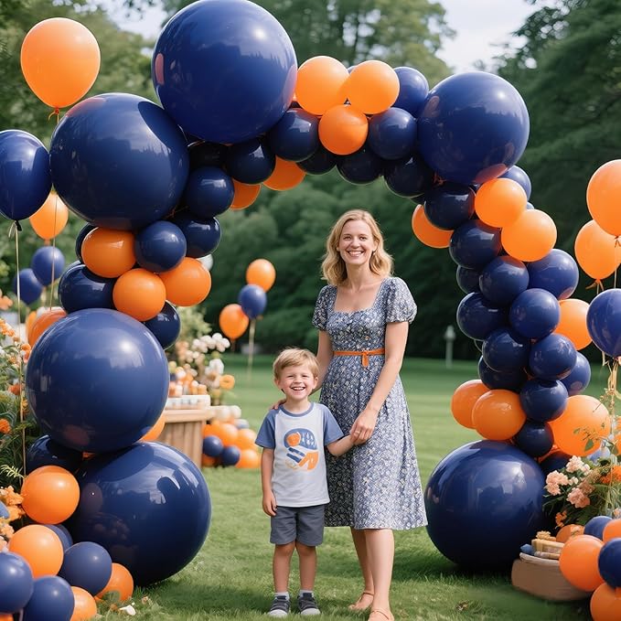 Navy Blue Balloon Arch Kit 111Pcs 18 12 5 Inch Latex Party Balloons Garland for Birthday Baby Shower Wedding Engagement Anniversary Christmas Party Decorations