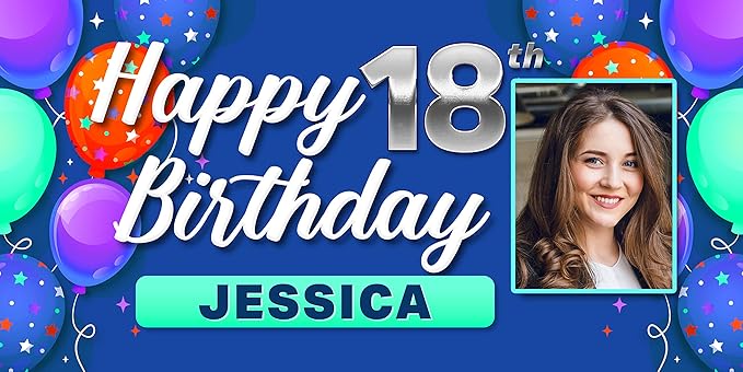 Custom Celebration Sign by DOT4DOT - Personalized for Happy Birthday Banner, Kids, Wedding, Parties, Grand Opening, Graduation, Congratulations (Celebration 26, 3x6)