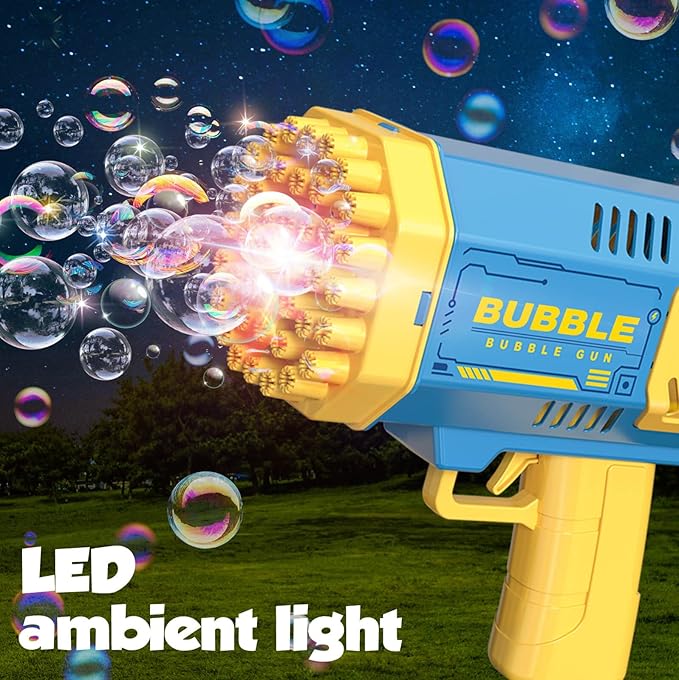 JONEG Toys for 3-8 Year Old Boys Girls: Bubble Machine for Kids with Bubble Solution, Gifts for 3 4 5 6 7 8 Years Old Boy Birthday Toy for Kid Toddlers Ages 4-6 Outdoor Wedding Bubbles Blower Maker