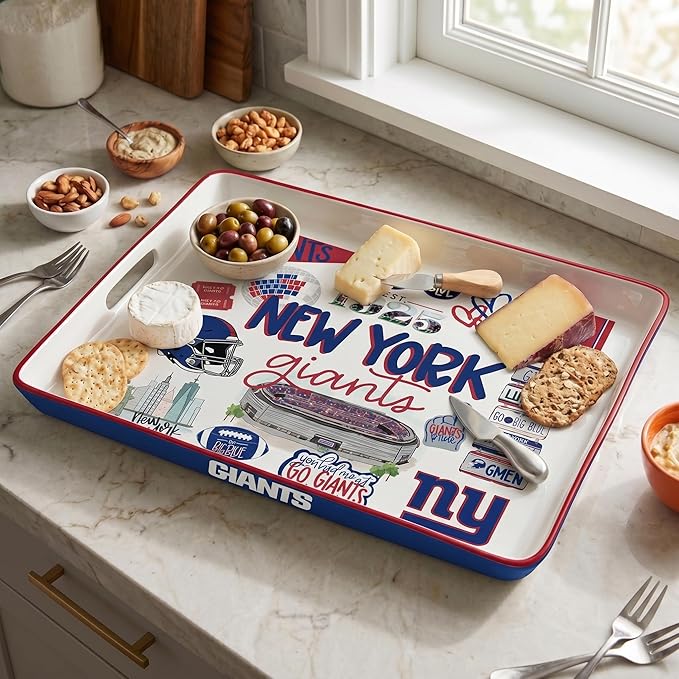 NFL Loco Fan Large Serving Tray w/Handles