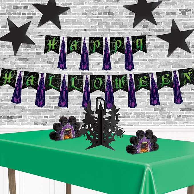 Beistle 36-Pack Foil Black Star Cutouts, Awards Night Party Decorations for Celebrations & Events, Starry Theme Decor for Wall & Table, 9”