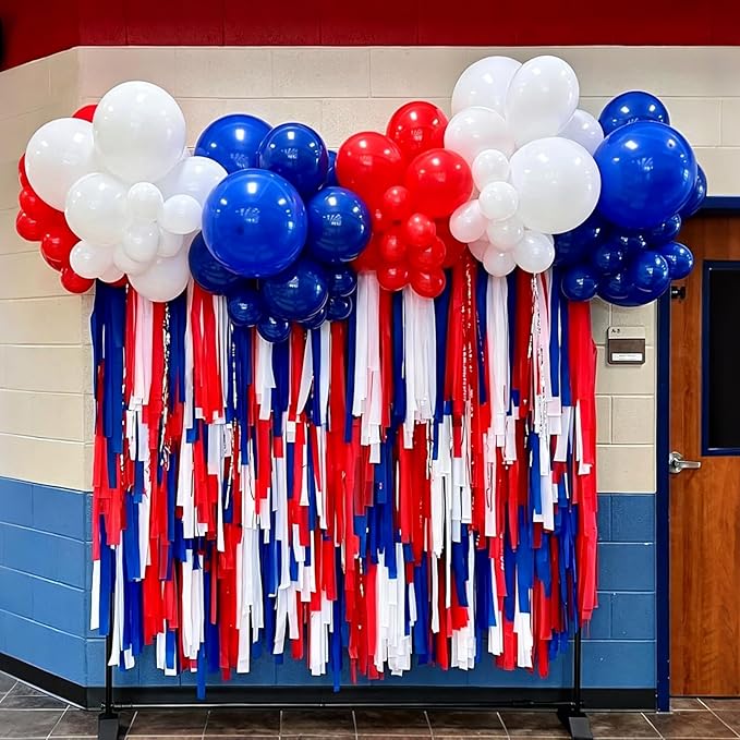 Red White and Blue Balloons,60Pcs Red and Blue Balloons,12in 4th of July Balloon for 4th of July Independence Day USA Party Birthday Party Decorations