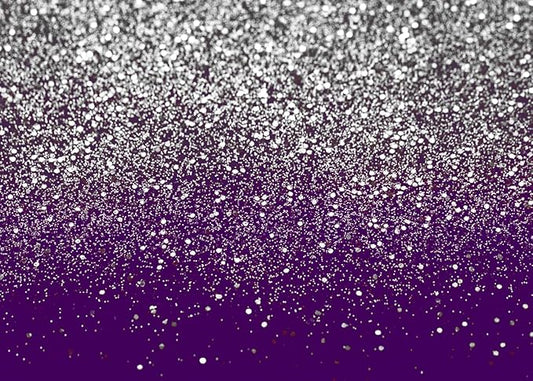 10x8ft Purple Bokeh Backdrop Birthday Silver Spots Bokeh Wedding Prom Graduation Photography Background X-223