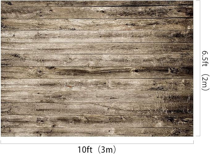 Kate 10x6.5ft Rustic Wood Texture Backdrops for Photography Vintage Wooden Wall Photo Background Adults Kids Portrait Backdrop Props