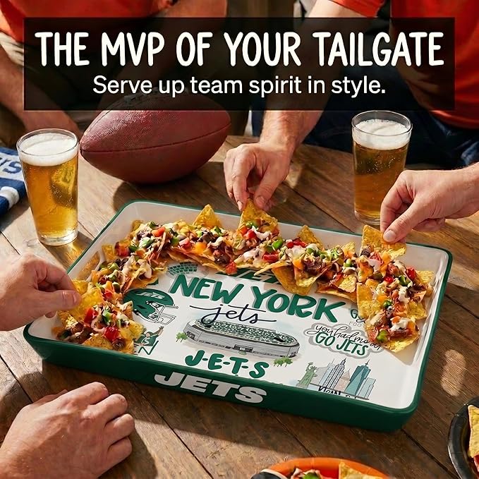 NFL Loco Fan Large Serving Tray w/Handles
