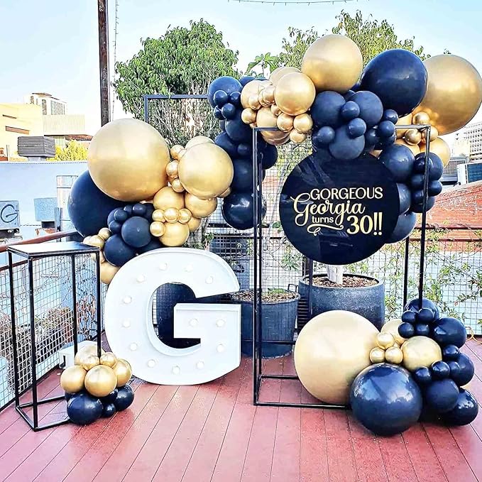 Voircoloria Metallic Gold Balloons, 66pack 12inch Chrome Gold Latex Party Balloons for Graduation, Wedding, New Year, Birthday, Baby Shower, Anniversary Party Decorations
