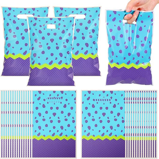 Eccliy 30 Pcs Monster Party Bags Cartoon Monster Candy Gift Bags for Birthday Party Favors Decorations Goodie Supplies