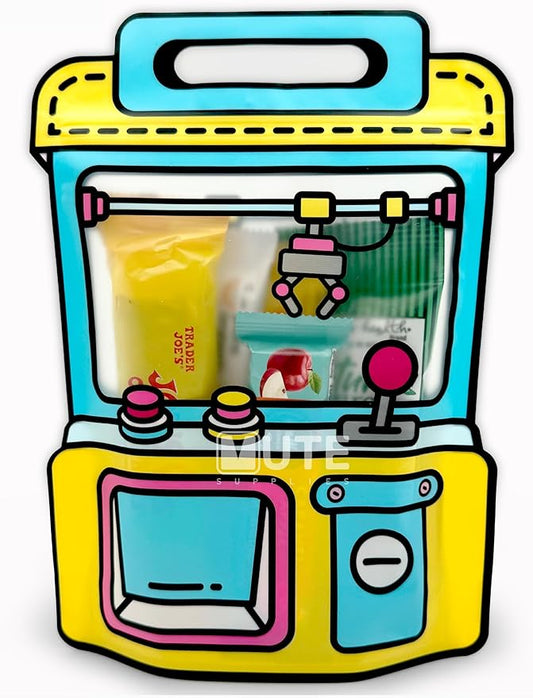 20 Pack Gift Bags for Kids Birthday Party Supplies - Bulk Goodie Bag for Candy, Snacks, or Favors with Resealable Ziplock Seal (Yellow/Small)