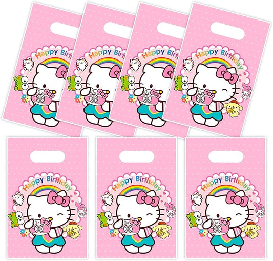Jlemon 30pcs Birthday Party Gift Bags Candy Goody Bags Birthday Party Supplies Decorations (Style F)